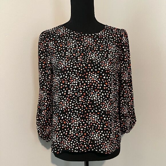 Apt. 9 'Hearts' Blouse | Never Worn - Picture 1 of 3